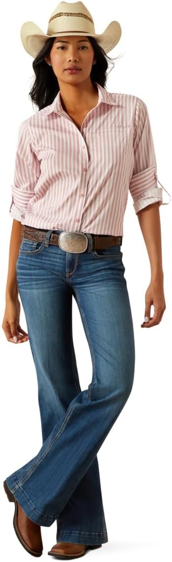 Ariat Womens Mid Rise Hasley Slim Trouser Jeans - Image 3