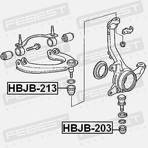 Kit riparazione, Giunto di supporto / guida FEBEST HBJB-CAP Assale
