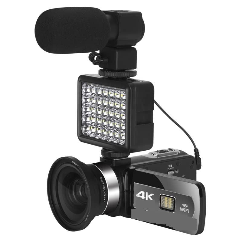 Caméra vidéo 4K pour vlog de voyage et enregistrement quotidien au ralenti