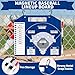 Erweicet Magnetic Baseball Lineup Board for Dugout, Blue Baseball Clipboard for Coaches