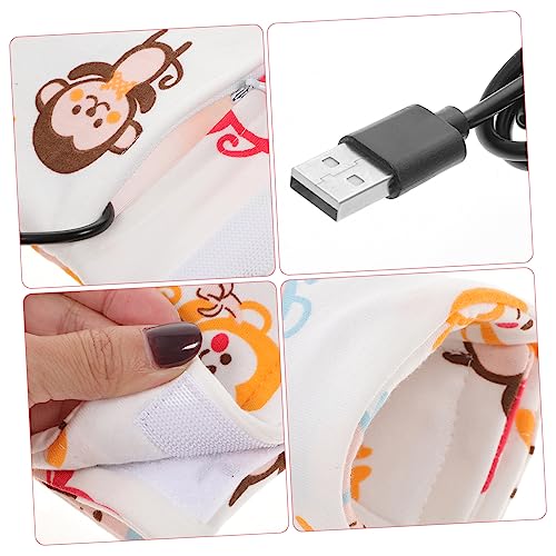 Toddmomy Manga Portátil Para Mamadeira 2 Peças Em Aquecedor De Macaco Recém-Nascido Fora De USB Aque