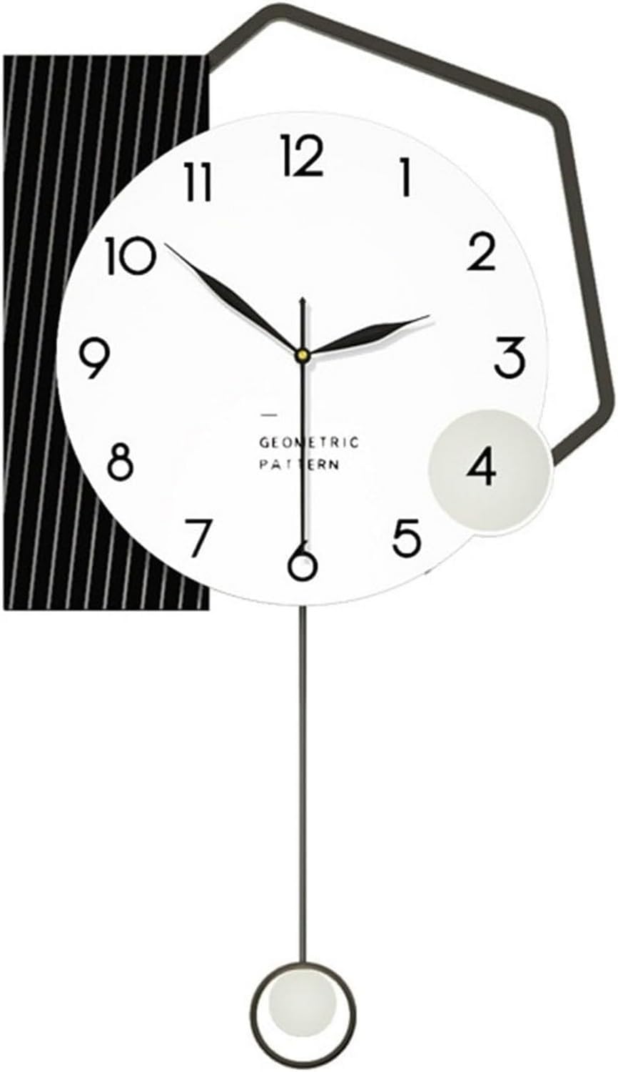 Horloge murale à pile, grand cadran d'art moderne pour votre déco
