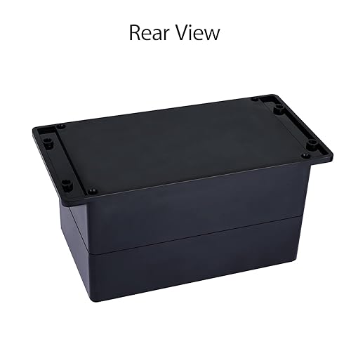Miniatura 28 de Caja de conexiones impermeable a prueba de polvo IP65 ABS plástico universal para proyectos eléctricos, carcasa negra con oreja fija