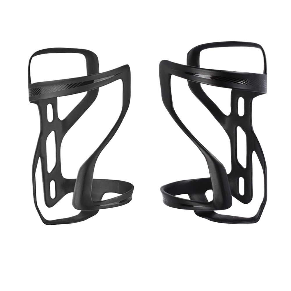 Portabidon Bicicleta Portabotellas de Fibra Carbono for Bicicleta montaña, portabotellas for Carretera, Apertura Izquierda/Derecha(1 Right-1 Left)