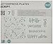 We R Memory Keepers Script Lifestyle Letterpress Plates