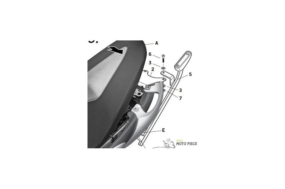 Free Shipping Top Shad Mounts Suzuki Gladius 650 09 For Motorcycle Parts