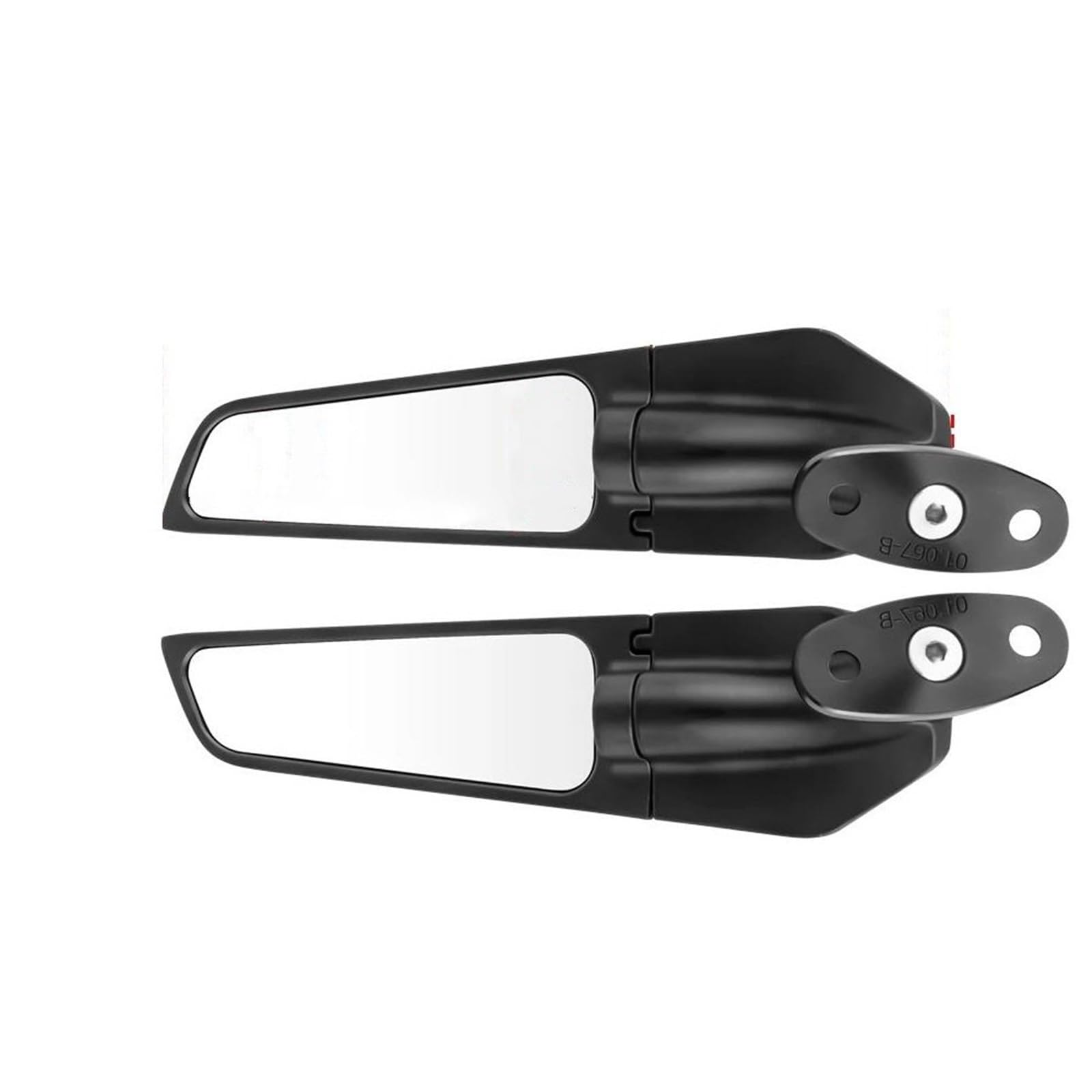 Espejos retrovisores de motocicleta ajustables para manillar de Ninja 400 y 650