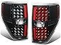 DNA MOTORING TL-F15009-LED-BK-CL LED Tail Light Assembly Driver & Passenger Side [Compatible with 09-14 Ford F150]