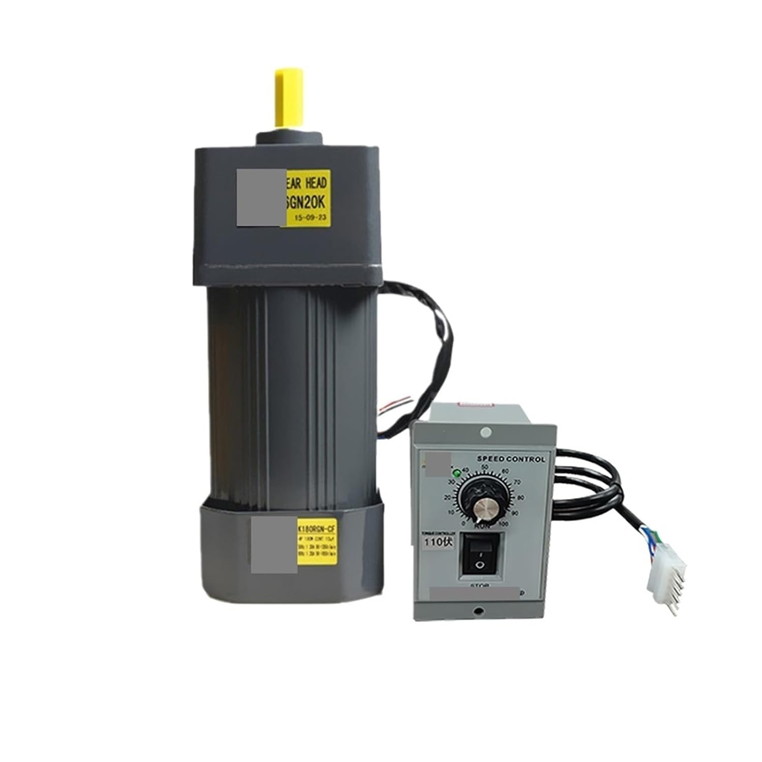 Motor 180W 110V 6IK180RGN-AF with Speed Regulator Adjustable Single Phase High Torque Asynchronous DC(0-7.5RPM)