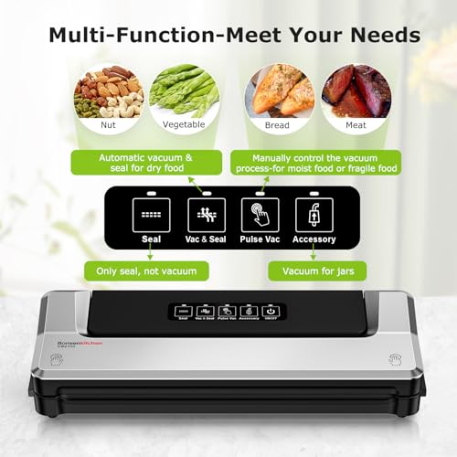 53% Off Bonsenkitchen Vacuum Sealer Machine with Code ZMZJQ4BS - Image 2