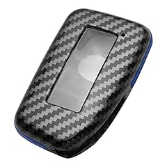 Blue Silicone & Black Carbon Fiber Pattern ABS