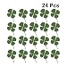 Artibetter 24 flores secas prensadas naturales de trébol de cuatro hojas para...
