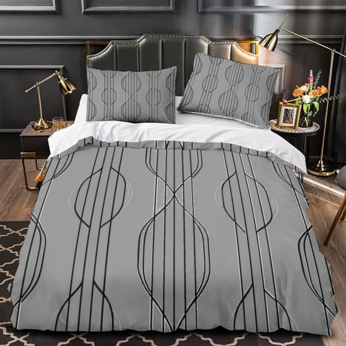 Housse de couette panda 220x240 hypoallergénique avec fermeture éclair - 4