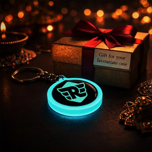 Image of Mi Glow Store Glow in Dark Keychain for Bike Men | Gift for Man | Bike Accessories | Charges in Light Glows in Dark | Key chain for Bike