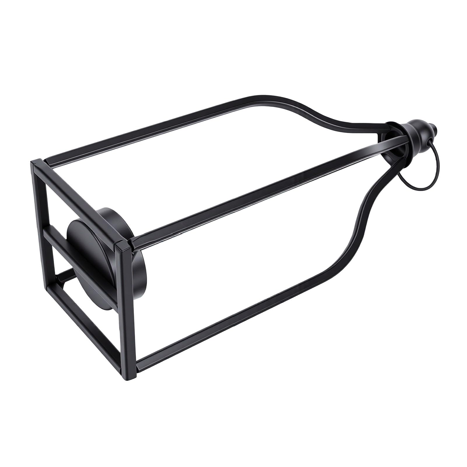 SIXRUN Lampada Lanterna in Ferro Appesa, Retrò Vintage 8,5 Pollici (BLACK)
