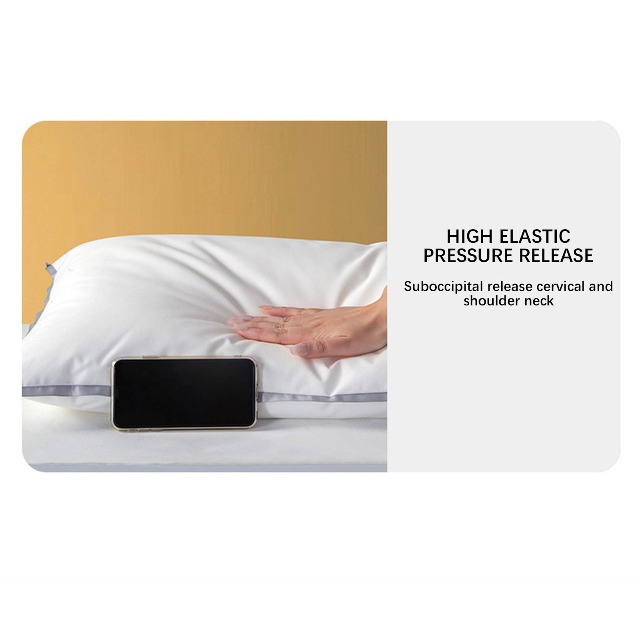 Almohada de poliéster tamaño 30x50 cm blanca miniatura 7