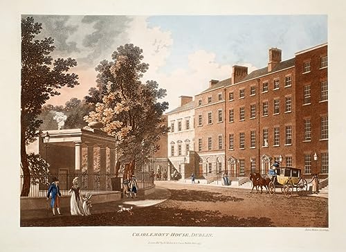 Peinture Charlemont House Dublin grand tableau salon décoration murale chic