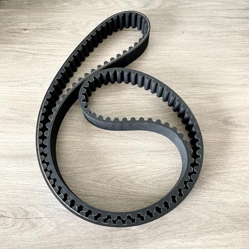 132T 1-1/2" Rear Drive Belt Compatible with Harley Davidson Softail Tour Electra Glide Rider Fat Boy Heritage FLT FXR FLST FXST 1986-1994 Replacement for 58-417, 40023-86, 1204-0046, 40023-86 by Atssstar - Used condition - US$17.02