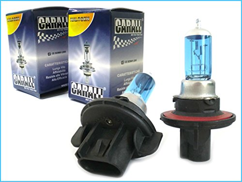 CARALL 2 Pezzi Lampada Alogena 12V Bianca Effetto