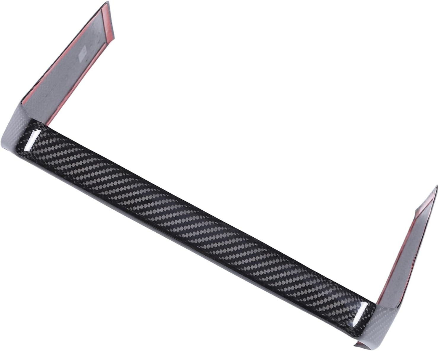 Real Carbon Fiber Car Rear Display Screen Frame,Car Interior Trim Compatible with Tesla Cybertruck 2024 2025+ Accessories