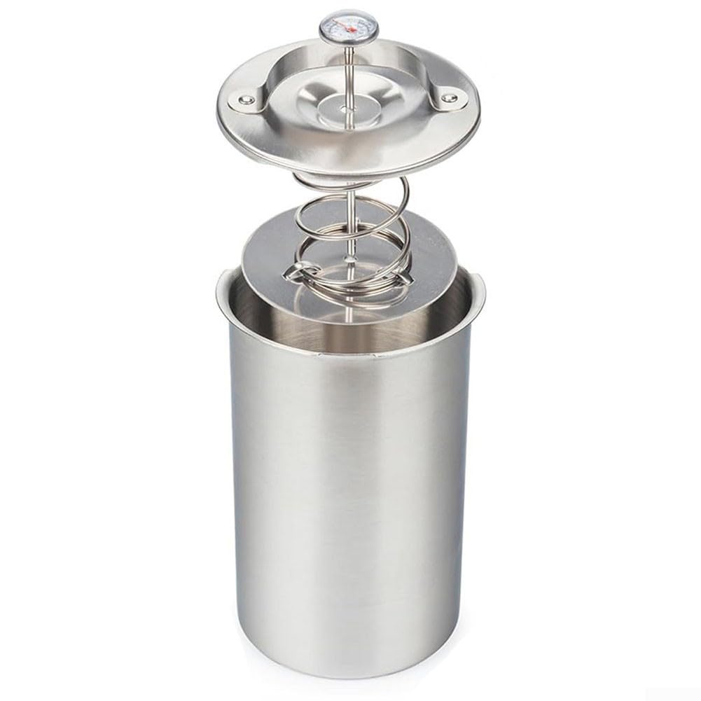 Roestvrijstalen ham sandwich vleespers maker met thermometer roestvrij staal druk lunch vlees pers maker voor vlees varkensvlees gevogelte (kabel