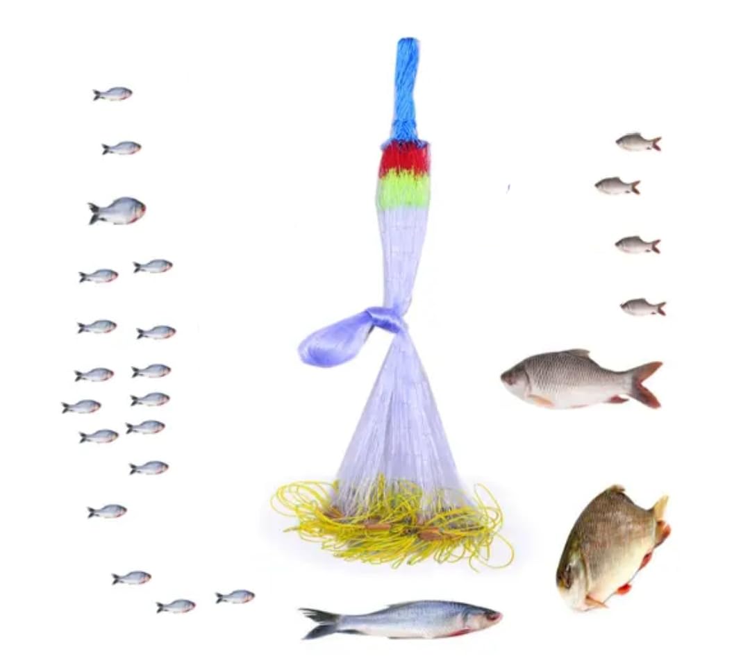 5 Finger Readymade Fishing GILL NET for Big Fish (80FEET Down Lenth and 6 FEET Height Kathi Sinker GILLNET/JAAL/Current Patti/KANDAL) (B0D4YGXK2Y) Amazon Price History, Amazon Price Tracker