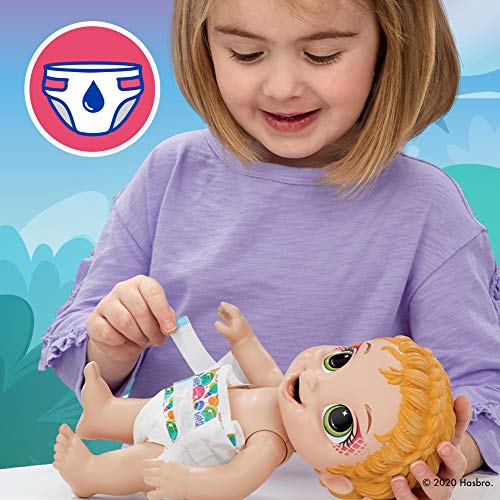 Muñeca Baby Alive Dino Cuties con cabello rubio miniatura 6