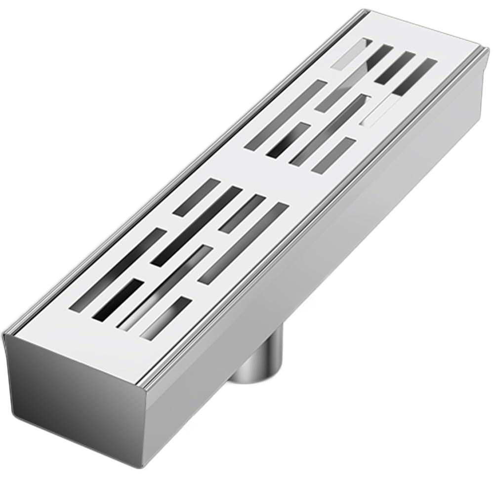 Drainage de balcon défectueux ? Caniveau en U en acier inoxydable 39,4 po pour stopper l'eau