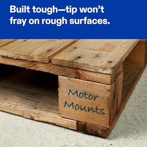 Image of Avery Marks A Lot Permanent Markers, Large Desk-Style Size, Chisel Tip, Value Pack, 36 Blue Markers Total, Ideal for Signs, Posters, Labeling, and More (98242)
