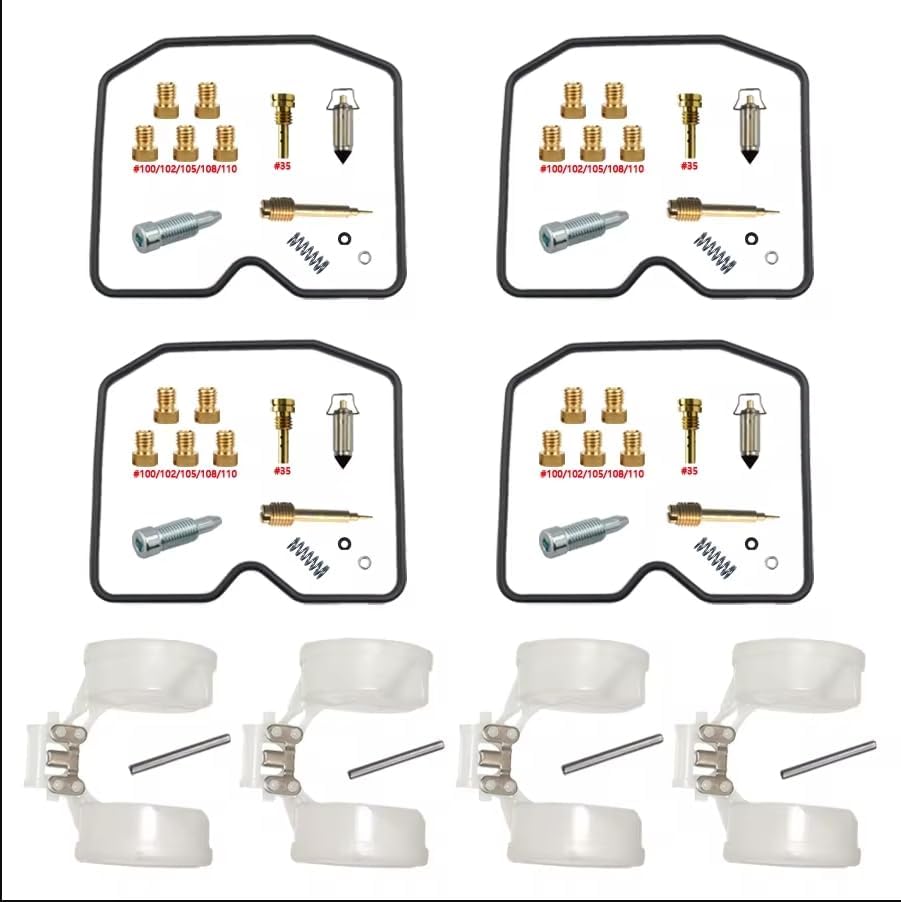 GPX600R NINJA 600R ZX600-C 1988-1997 Carburetor Repair Kit GPX 600 ZX 600 rebuild kit (repair kit,float,plunger)