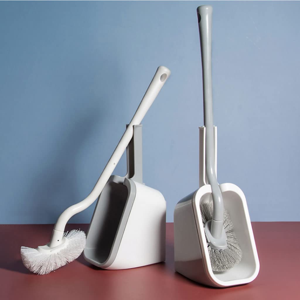 Szczotka do Toalety, Szczotka toaletowa i uchwyt, Łazienka Miska Cleaner Cleaner, Zestaw szczotki do czyszczenia WC z miękkim pędzlem włosia Czyszczenia(B)