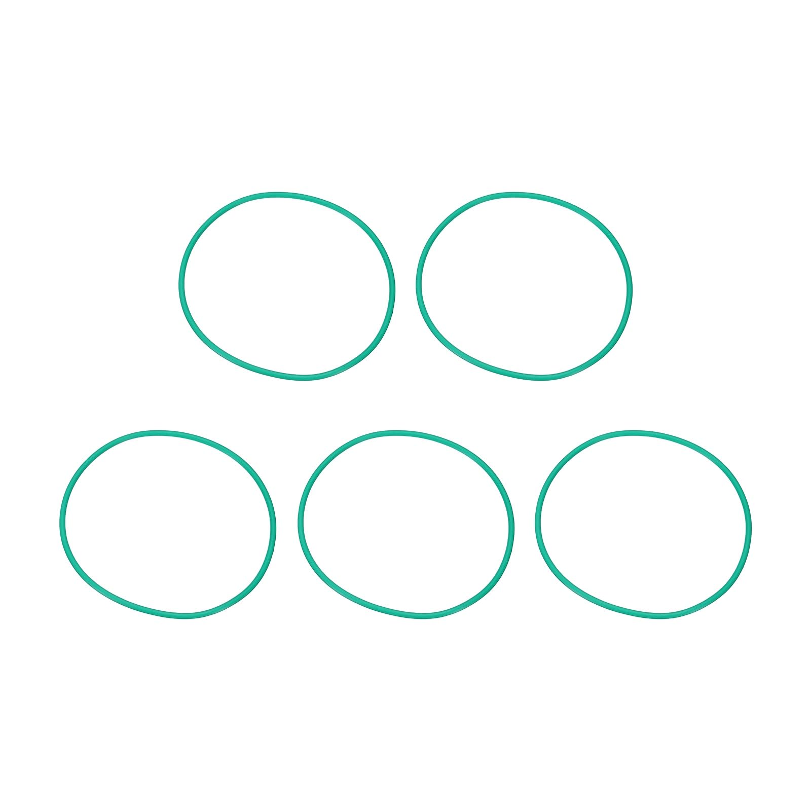 sourcing map 5 Pcs Fluorine Rubber O-Rings 86mm OD 81.2mm ID 2.4mm Width Round Sealing O Ring Seal Gasket for Industrial Engines Plumbing Faucet Hose Automotive