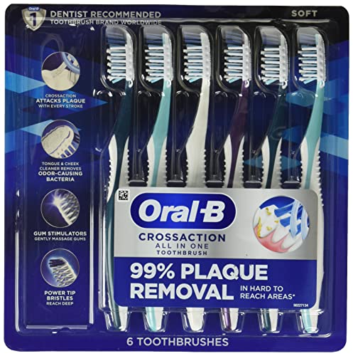 Image of Oral-B Pro Health All-in-One Soft Toothbrushes, 6 Count