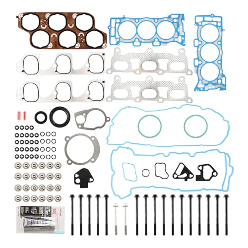 Image of KAX Engine Cylinder Head Gasket Set Compatible with Pontiac G8 2008-2009 3.6L V6, Head Gasket Kit, OE# ES72274, HS26376PT-3, GS33676