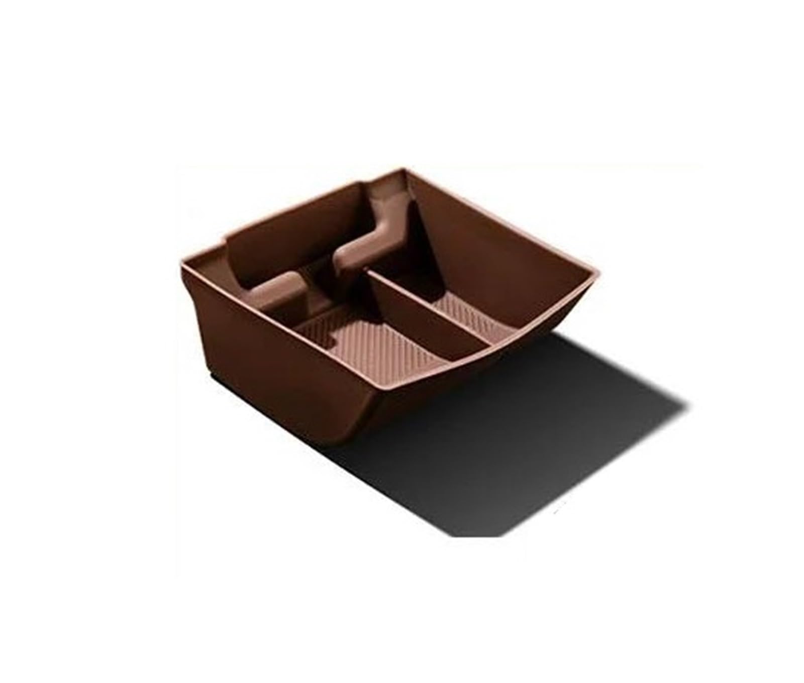SINTEMEIOK For Mercedes Benz GLE350 Class W167 C167 GLS450 X167 2020-2026 Car Armrest Box Tray Storage Central Console Organizer Armrest Storage Box(Brown)
