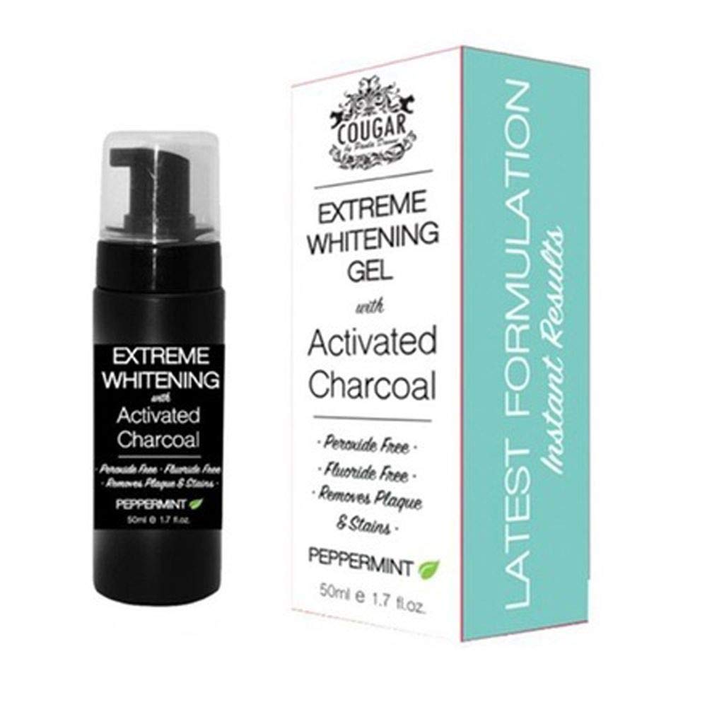 CB & Co Extreme Whitening Gel with Activated Charcoal, 50 ml