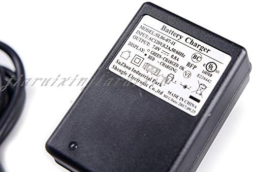 Miniatura 2 de Cargador de coche para niños de 7 V 0.8 A, cargador de batería de 6 V para scooter Frozen, coche Batman, scooter de 3 ruedas Minnie Mouse - Enchufe B