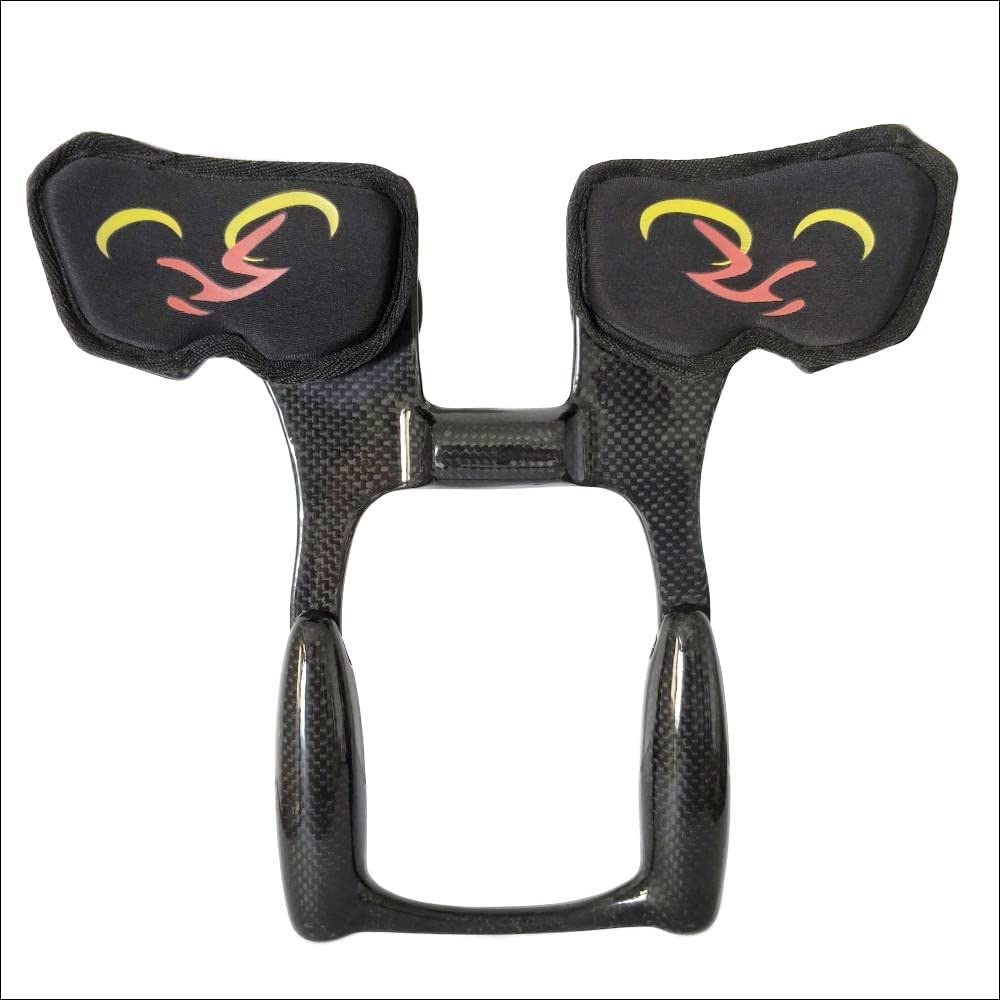 Accoudoirs Aérodynamiques (aero Bars) Pour Vélo De Triathlon/contre-la-montre - Fibre De Carbone 3K Brillant Bleu, Longueur 340 Mm - 7