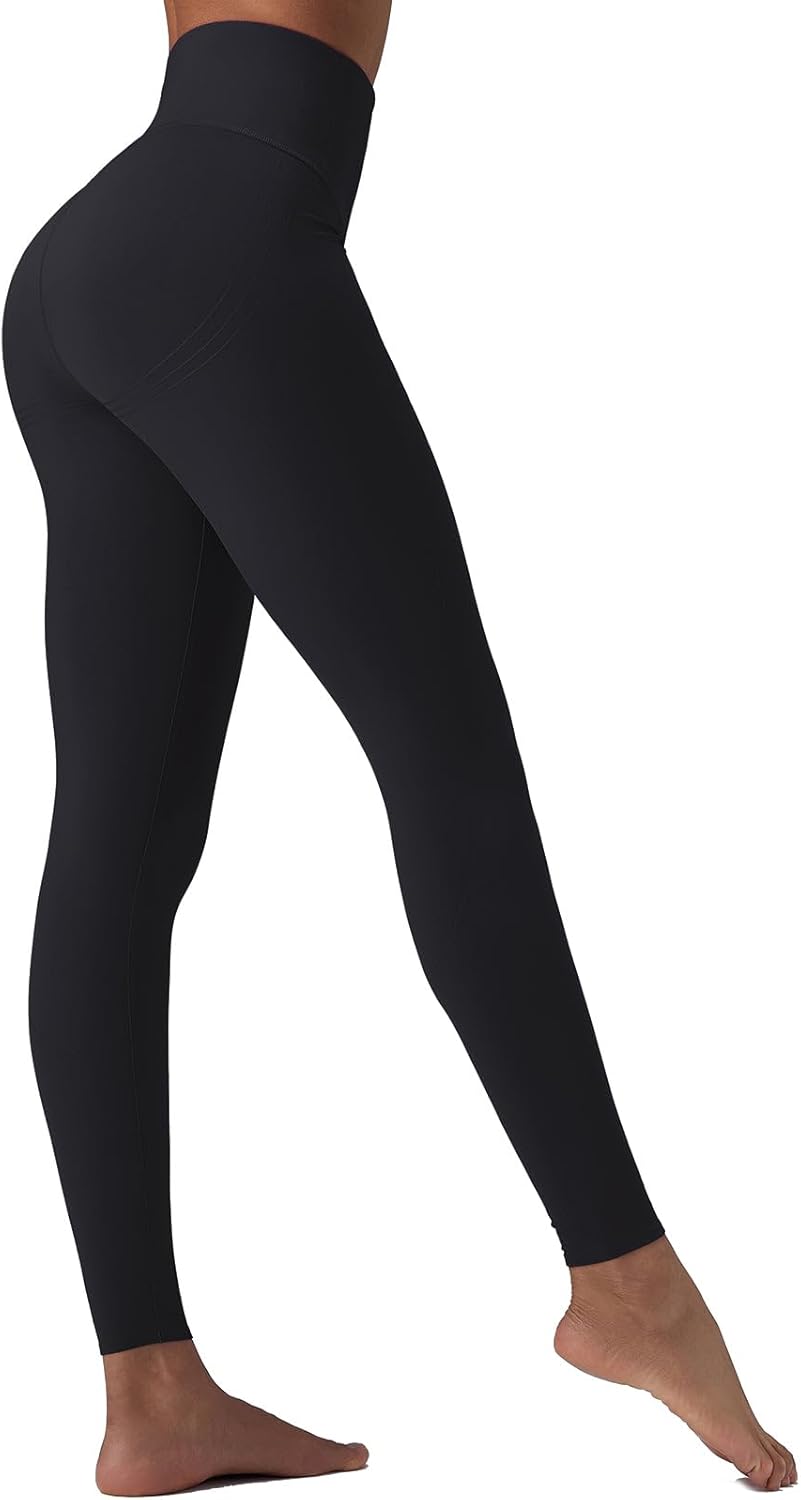 baleaf Sweatleaf Womens High Waisted Leggings, 25" Tummy Control Butt Lifting Yoga Workout Running Pants