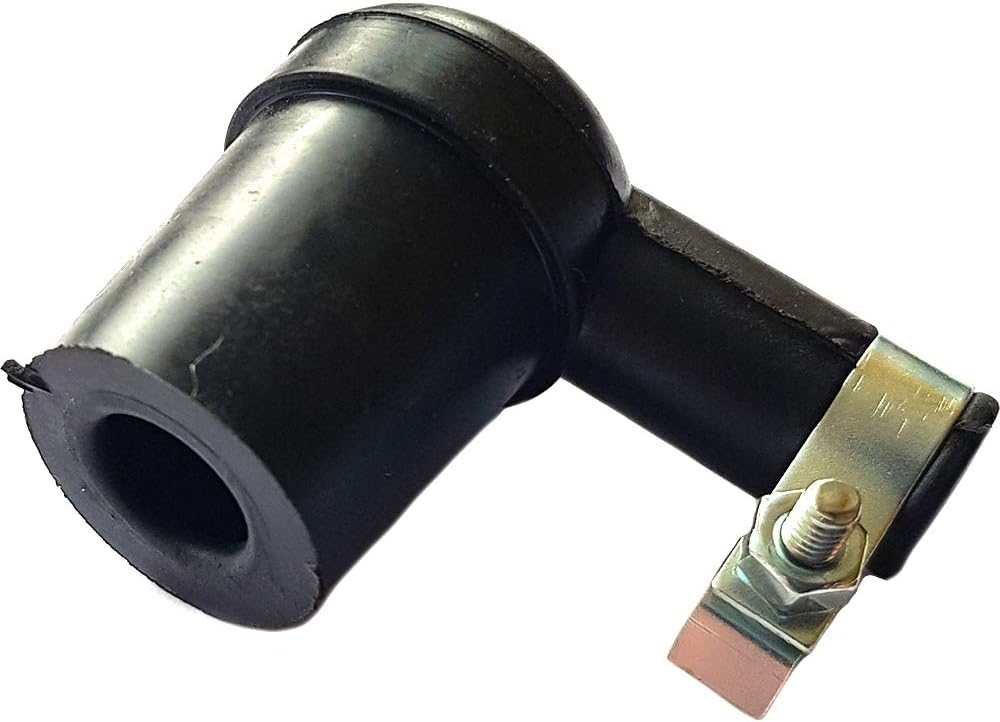 Rubber Spark Plug Cap - Angled