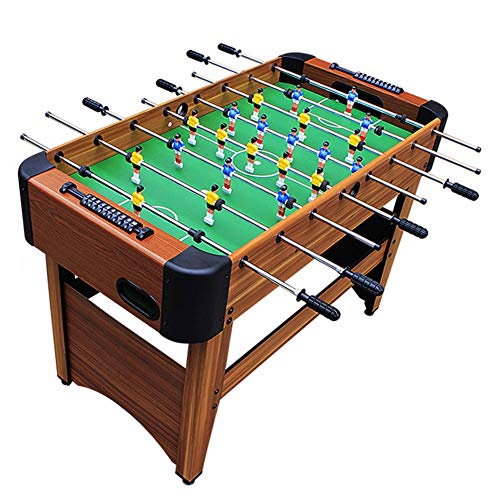 KHYTEBV Tischfußballtisch, Erwachsener Fußballtisch Indoor-Fußballspiel Kinderspielzeug Jungen Tischfußballtisch Bar/Spielzimmer/Familien-Doppelspiel