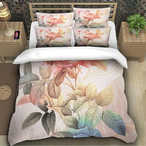 Housse de couette imprimé 3D cygnes en microfibre ultra douce de qualité