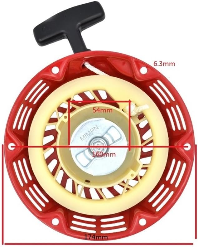 GX160 Recoil Starter Fit for 168F 170F GX120 GX140 GX200 163CC 196CC Engine Generator Lawn Mower
