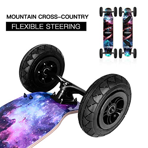 MountainBoard Skate para todos os terrenos Kiteboard Cross Country Mountainboard com rodas grandes D