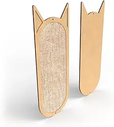 Arranhador Para Gato Parede Sisal 50x20 Grande Brinquedo Pet (Sisal)