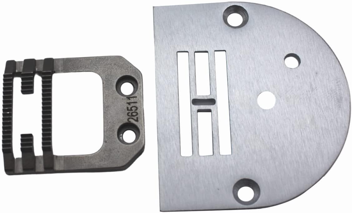 Cutex Needle Plate & Feed Dog Set Compatible with Pfaff 130, 138, 230, 238 Zig-Zag Sewing Machines