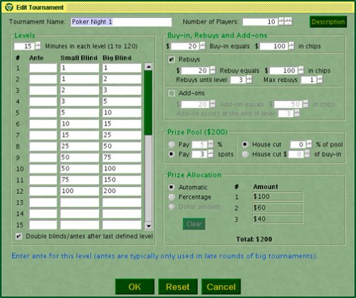 Tournament Poker: No Limit Texas Hold'em #TOP7