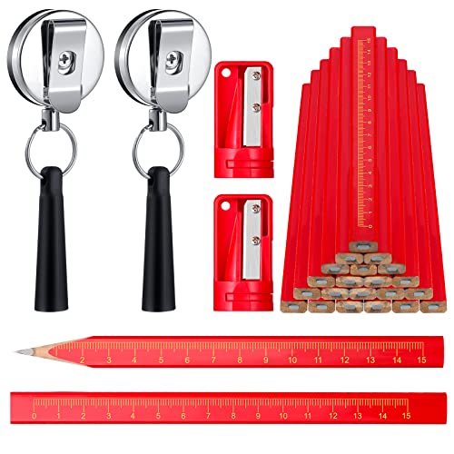 Honoson Lápices Carpintero 7 Pulgadas Pack 24 Piezas miniatura 1