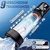 Tagnaff Penispumpe Vakuumpumpe für den Mann Penisvergrößerung, 9 Saugstufen & 9 Trainingsmodi Elektrische Penis Pumpe, Sex Spielzeug für die Männer Masturbator Penies Pump Verlängerung, 7-Stück-Set #1