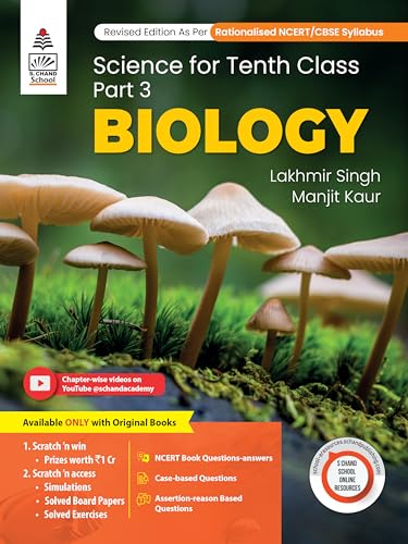Image of (Old Edition) Science For Tenth Class Part 3 Biology - 2025-26